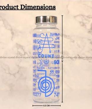 Reiki Symbol Crystal Bottle 500 ML